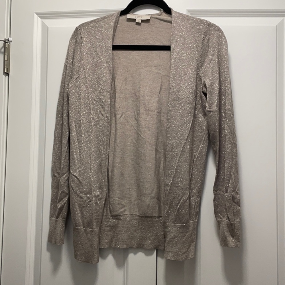 Shimmery Half Zip Lightweight Sweater
